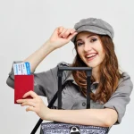 joyful girl hat with airline tickets luggage 102583 2944 convert.io